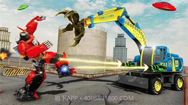 机器人变形挖掘机截图2 机器人变形挖掘机截图2