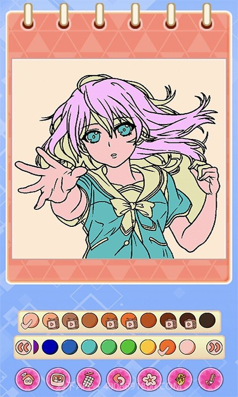 公主涂色日记截图1