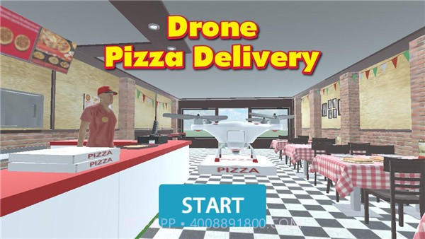 无人机送披萨饼截图2 无人机送披萨饼截图2