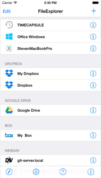 文件浏览器截图1 文件浏览器截图1
