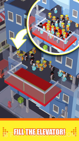拥挤电梯手游截图3 拥挤电梯手游截图3