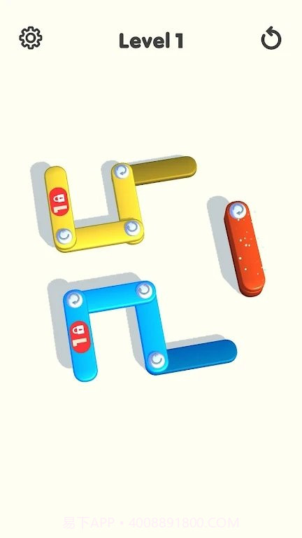 别针旋转拼图游戏截图1 别针旋转拼图游戏截图1