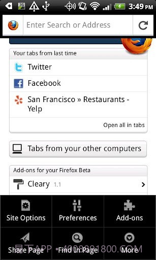 火狐手机浏览器(Firefox)截图2 火狐手机浏览器(Firefox)截图2