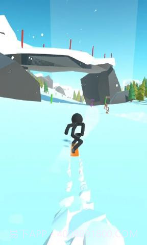 Stickman Snow Ride截图1
