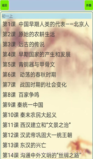 初中历史知识点笔记最新版截图3