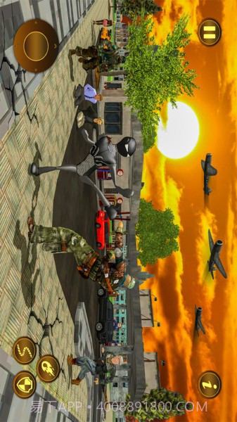 火柴人绳索英雄城市截图1 火柴人绳索英雄城市截图1