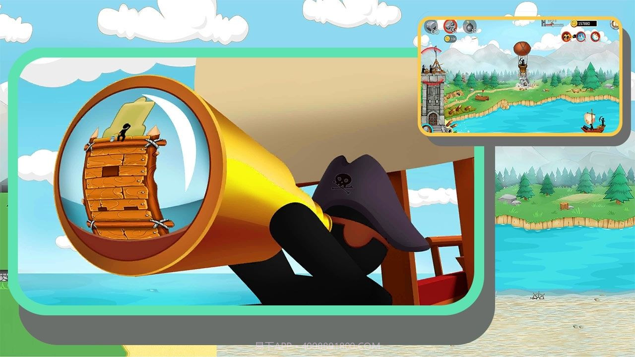 火柴人海上战争截图2 火柴人海上战争截图2