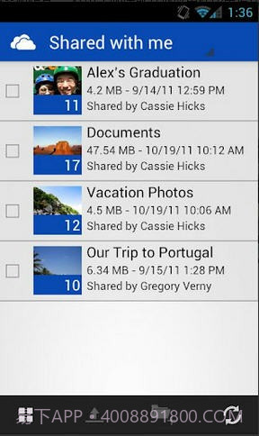 OneDrive(原SkyDrive)截图5 OneDrive(原SkyDrive)截图5