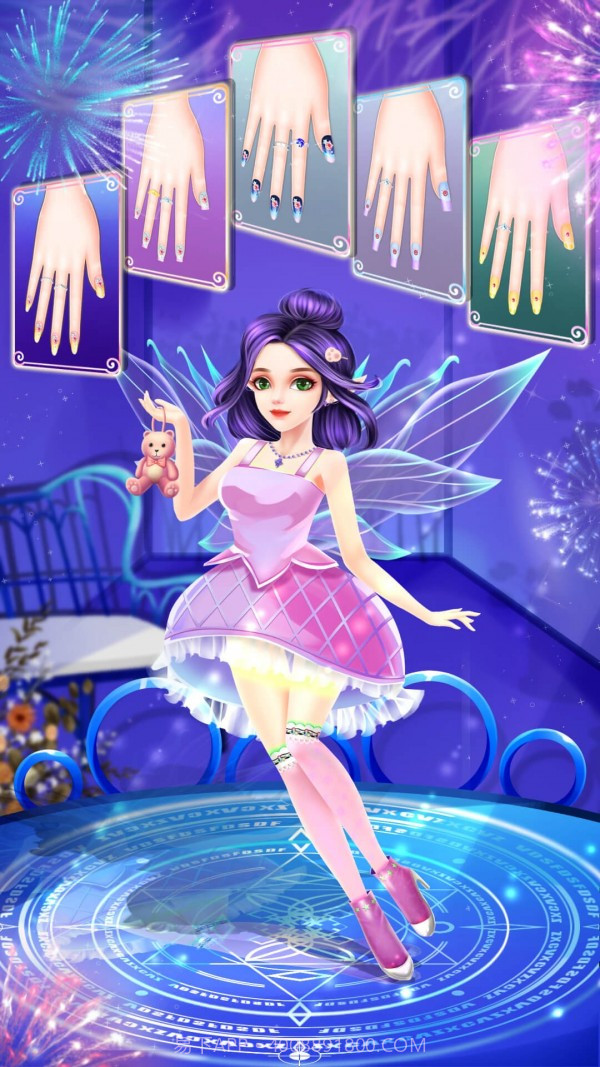 精灵公主美甲设计截图2