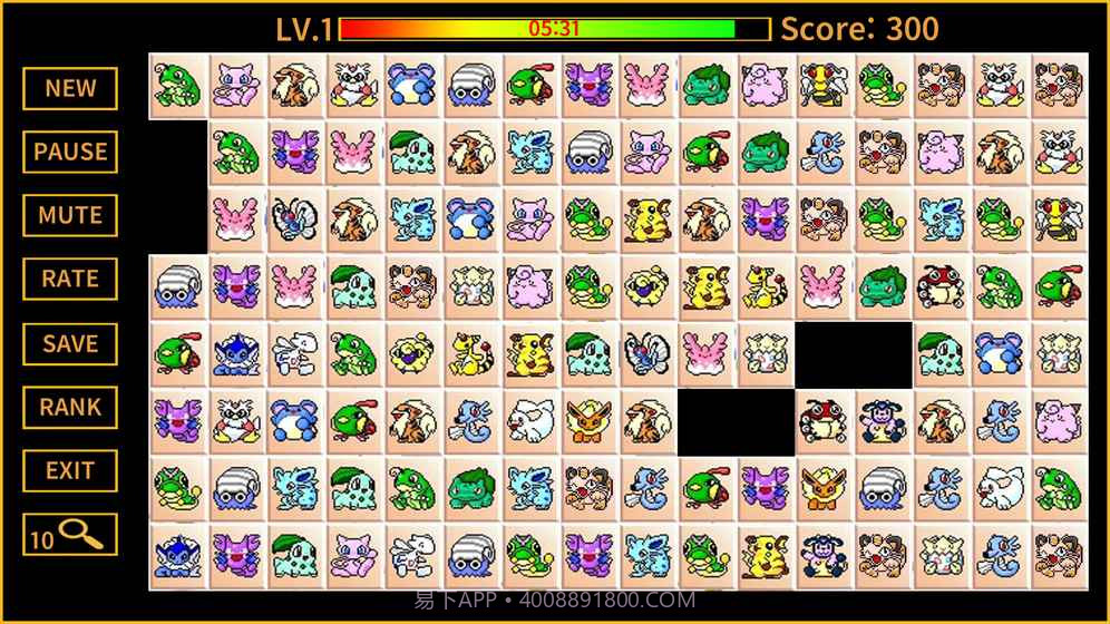 宠物小精灵连连看截图2 宠物小精灵连连看截图2