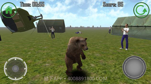 熊模拟器3D疯狂最新版截图2 熊模拟器3D疯狂最新版截图2