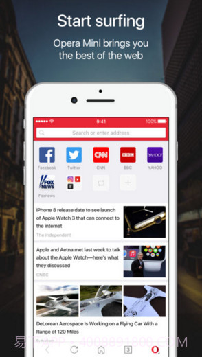 Opera Mini网页浏览器截图1 Opera Mini网页浏览器截图1