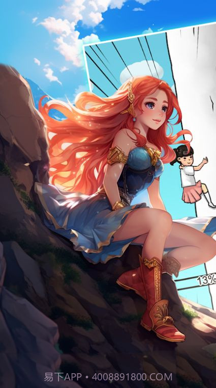 攀岩上升的女孩截图2 攀岩上升的女孩截图2