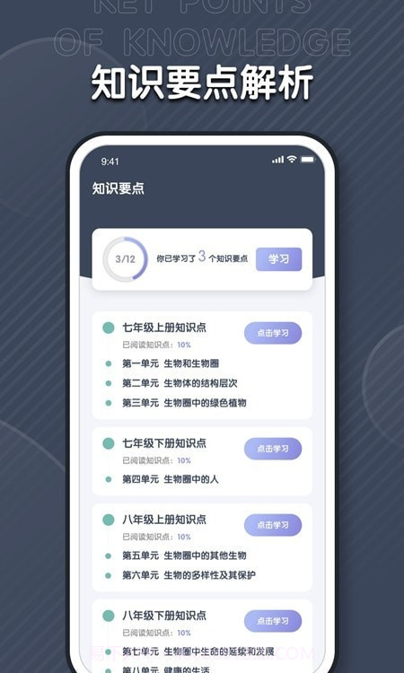 中学生物学习截图1 中学生物学习截图1