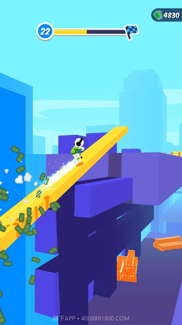 火柴人滑板特工截图1 火柴人滑板特工截图1