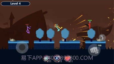 火柴人顶上对决截图2