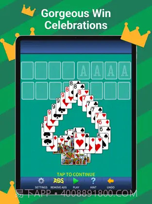 FreeCell Solitaire - card game截图3 FreeCell Solitaire - card game截图3