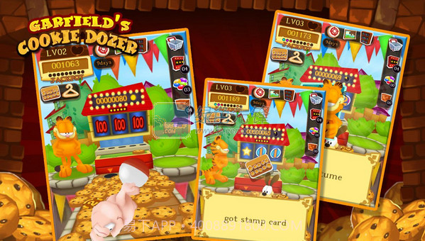 加菲猫推饼干(无限饼干)V1.1 正版截图1 加菲猫推饼干(无限饼干)V1.1 正版截图1