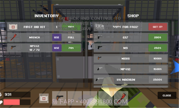 像素战斗僵尸突袭无限金币截图1