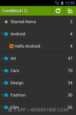 FeedMe阅读器截图1 FeedMe阅读器截图1