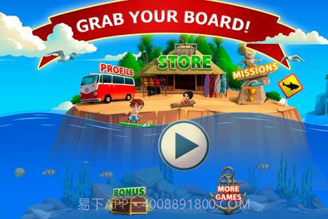 冲浪万岁 Banzai Surfer Free截图1 冲浪万岁 Banzai Surfer Free截图1