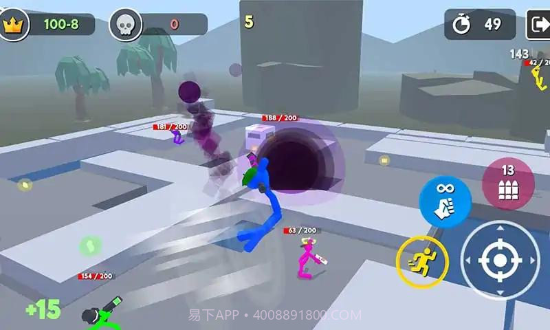 火柴人格斗混战截图2 火柴人格斗混战截图2