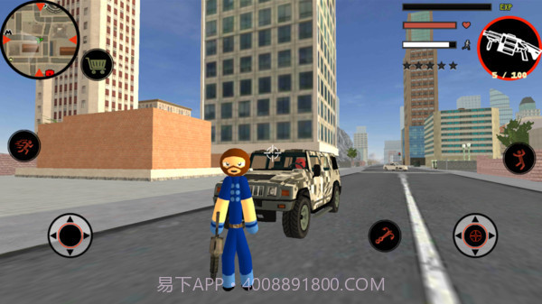 超级男孩绳索火柴人截图1