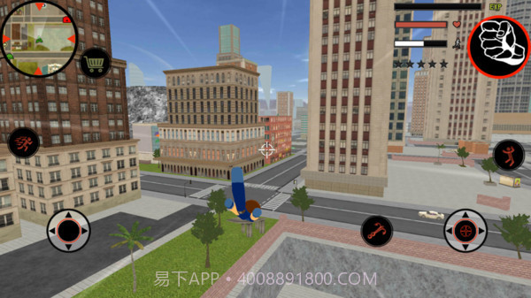 超级男孩绳索火柴人截图2