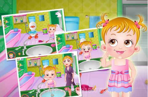 可爱宝贝浴室清洁截图2 可爱宝贝浴室清洁截图2