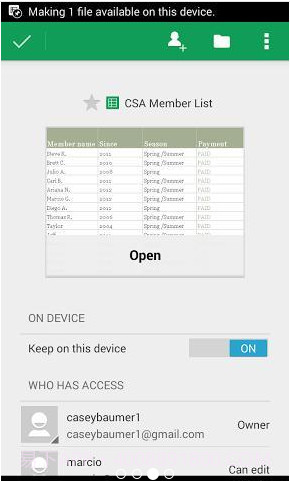 Google表格:Google Sheets截图3 Google表格:Google Sheets截图3
