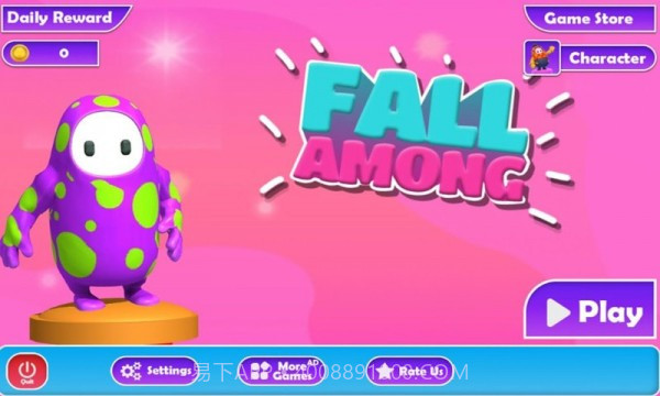 豆豆人坠落赛截图2