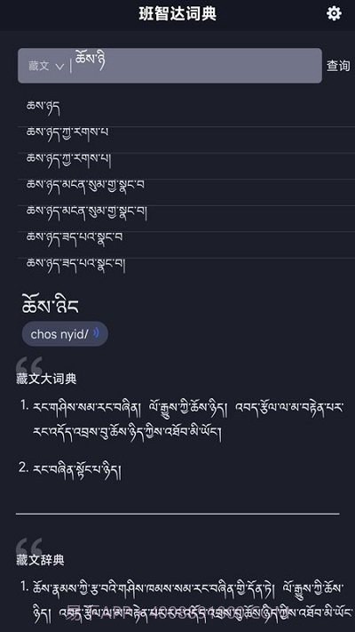 班智达词典截图4