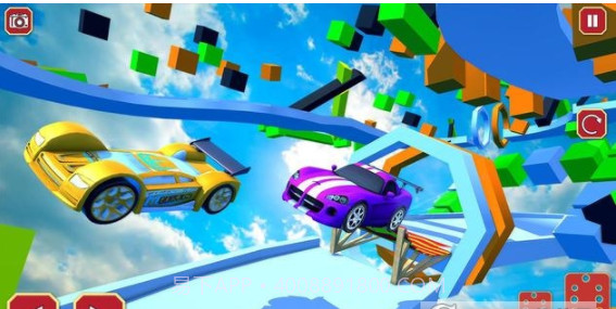 迷你蓝天赛车截图3