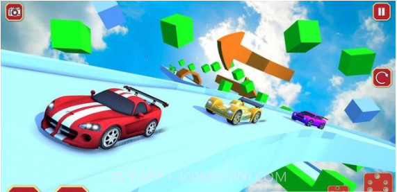 迷你蓝天赛车截图2