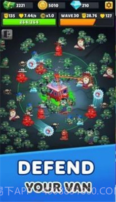 僵尸汽车塔防截图2 僵尸汽车塔防截图2