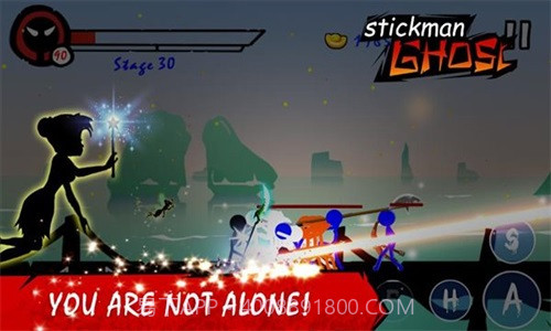 火柴人战士忍者突击截图1