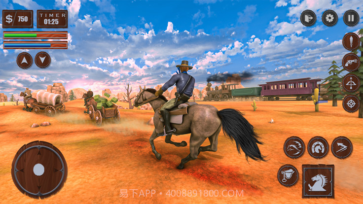 牛仔亡命徒赏金猎人截图2