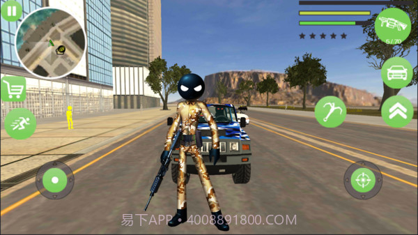 终极陆军火柴人英雄截图1