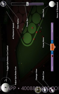 国际斯诺克 Tegra版截图1