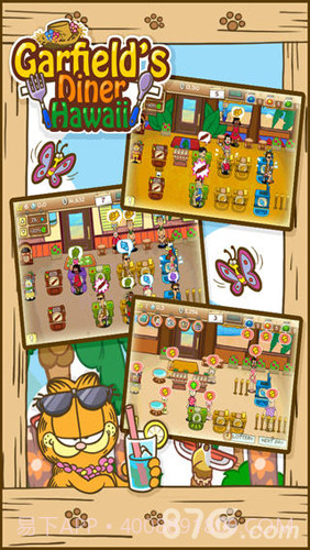 加菲猫餐厅夏威夷篇官方正版截图2 加菲猫餐厅夏威夷篇官方正版截图2
