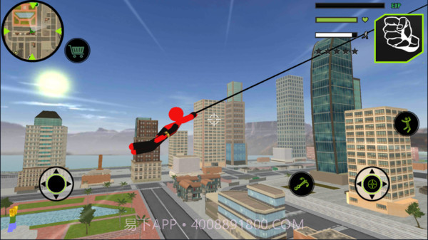 蝙蝠蜘蛛侠绳索英雄截图3