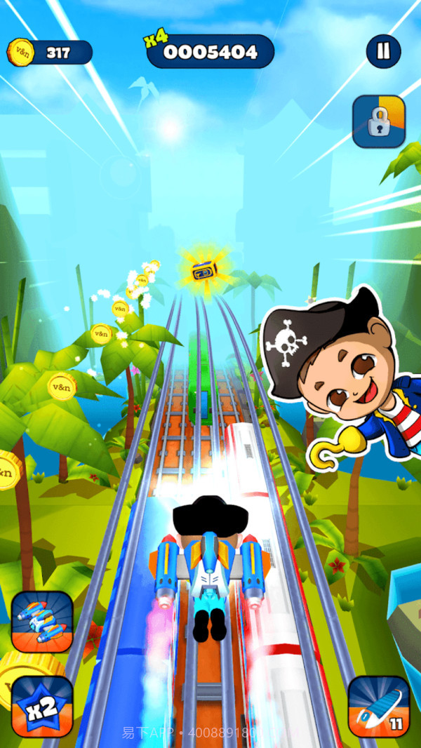 熊孩子跑酷截图1 熊孩子跑酷截图1