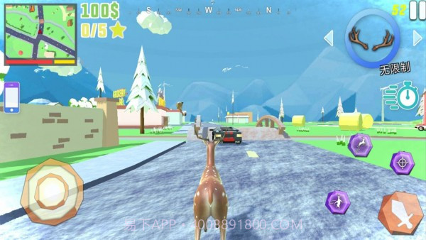 沙雕鹿哥模拟器免费版截图2 沙雕鹿哥模拟器免费版截图2