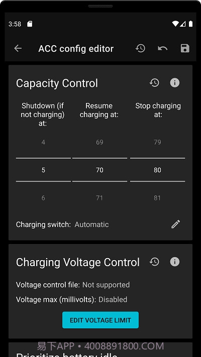 AccA(充电自定义控制)截图3 AccA(充电自定义控制)截图3