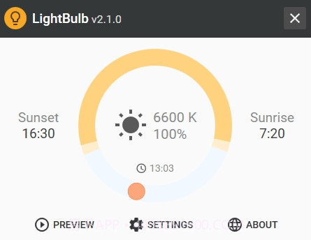 LightBulb屏幕色温自动调节截图1