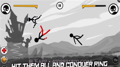 火柴人格斗失重战场截图1