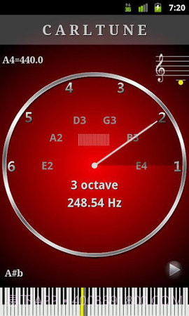 人声音域测试软件（CarlTune）截图1