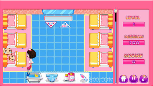 儿童医院婴儿护理室单机游戏截图1