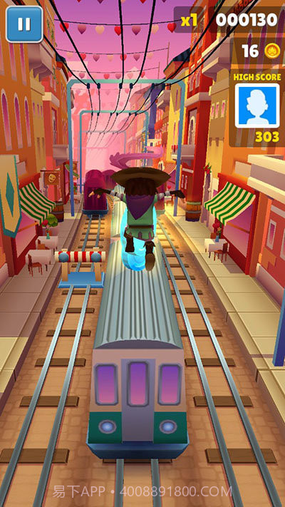 地铁跑酷威尼斯版情人节蓝色金币版截图1 地铁跑酷威尼斯版情人节蓝色金币版截图1