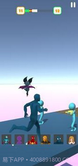 英雄变形跑赛截图2